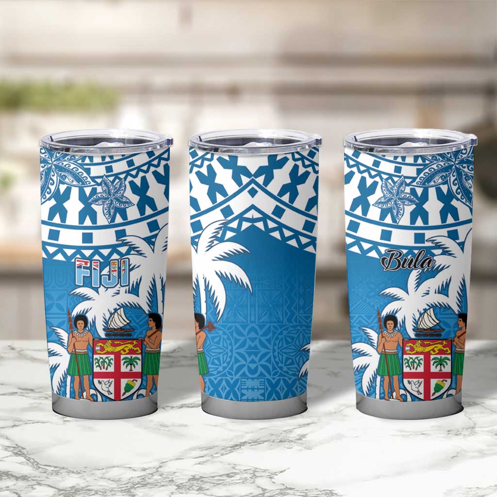 Fiji Tumbler Cup Bula Fijian Tapa Pattern