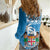 Fiji Women Casual Shirt Bula Fijian Tapa Pattern LT01 - Polynesian Pride
