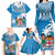 Personalised Fiji Family Matching Long Sleeve Bodycon Dress and Hawaiian Shirt Bula Fijian Tapa Pattern LT01 - Polynesian Pride
