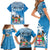 Personalised Fiji Family Matching Short Sleeve Bodycon Dress and Hawaiian Shirt Bula Fijian Tapa Pattern LT01 - Polynesian Pride