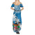 Personalised Fiji Family Matching Summer Maxi Dress and Hawaiian Shirt Bula Fijian Tapa Pattern LT01 - Polynesian Pride