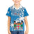 Personalised Fiji Family Matching Summer Maxi Dress and Hawaiian Shirt Bula Fijian Tapa Pattern LT01 Son's Shirt Blue - Polynesian Pride