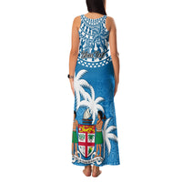 Personalised Fiji Family Matching Tank Maxi Dress and Hawaiian Shirt Bula Fijian Tapa Pattern LT01 - Polynesian Pride