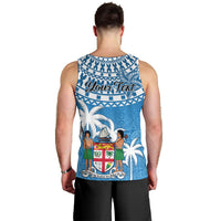 Personalised Fiji Men Tank Top Bula Fijian Tapa Pattern LT01 - Polynesian Pride