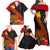 Papua New Guinea Family Matching Off Shoulder Maxi Dress and Hawaiian Shirt Bird Of Paradise With Tropical Flower LT01 - Polynesian Pride