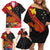 Papua New Guinea Family Matching Off Shoulder Short Dress and Hawaiian Shirt Bird Of Paradise With Tropical Flower LT01 - Polynesian Pride