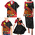 Personalised Papua New Guinea Family Matching Puletasi Dress and Hawaiian Shirt Bird Of Paradise With Tropical Flower LT01 - Polynesian Pride