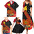 Personalised Papua New Guinea Family Matching Summer Maxi Dress and Hawaiian Shirt Bird Of Paradise With Tropical Flower LT01 - Polynesian Pride