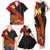 Personalised Papua New Guinea Family Matching Tank Maxi Dress and Hawaiian Shirt Bird Of Paradise With Tropical Flower LT01 - Polynesian Pride