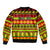 Custom Hawaii Christmas Bomber Jacket Hawaiian Quilt Pattern Reggae Version LT01 - Polynesian Pride