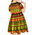 Custom Hawaii Christmas Kid Short Sleeve Dress Hawaiian Quilt Pattern Reggae Version LT01 - Polynesian Pride