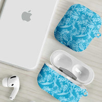 Tahiti Ninamu Tiare Floral AirPods Case Monstera Palm Tropical Leaves - Polynesian Pride
