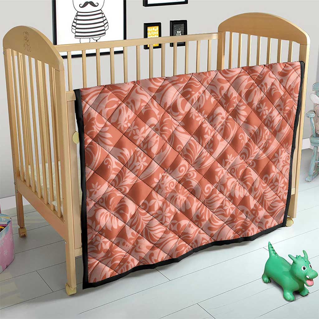 Tahiti Puatou Tiare Floral Quilt Monstera Palm Tropical Leaves - Polynesian Pride