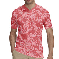 Tahiti Tarona Tiare Floral Rugby Jersey Monstera Palm Tropical Leaves - Polynesian Pride
