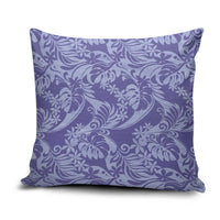 Tahiti Vareau Tiare Floral Pillow Cover Monstera Palm Tropical Leaves - Polynesian Pride