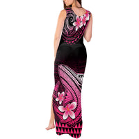 Hawaii Tank Maxi Dress Polynesian Shark with Kakau Pink Version LT01 - Polynesian Pride