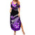Hawaii Summer Maxi Dress Polynesian Shark with Kakau Purple Version LT01 Women Purple - Polynesian Pride