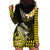 Hawaii Hoodie Dress Polynesian Shark with Kakau Yellow Version LT01 - Polynesian Pride