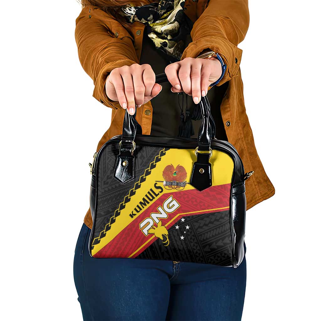 PNG Shoulder Handbag The Kumuls Are On A Roll LT01 One Size Black - Polynesian Pride