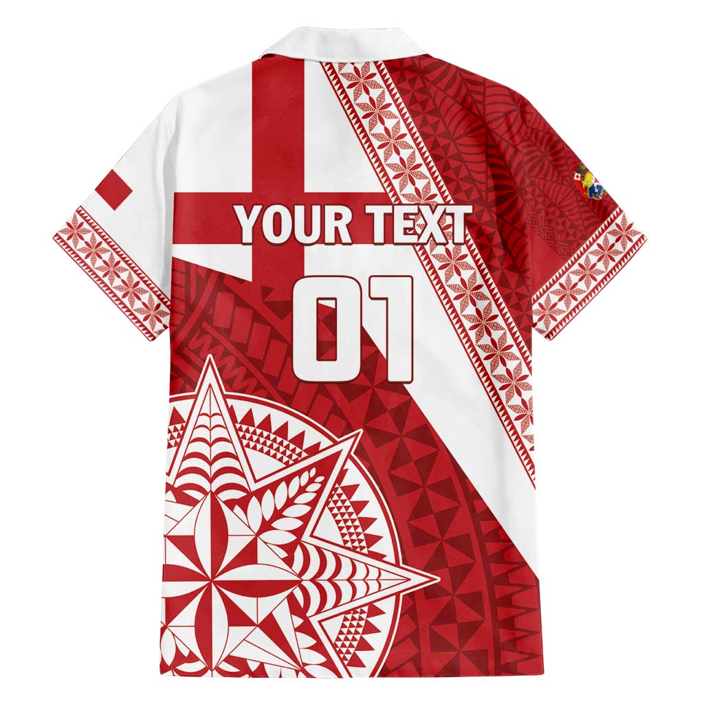 Custom Tonga Rugby Mate Maa Family Matching Summer Maxi Dress and Hawaiian Shirt Ngatu Pattern LT01 - Polynesian Pride