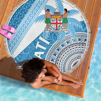 Fiji Rugby Bati Beach Blanket Tapa Pattern