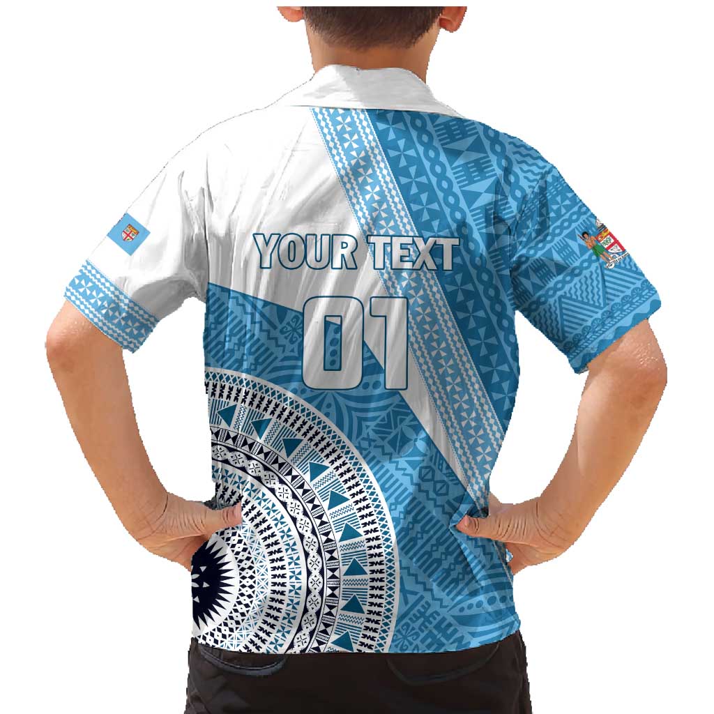 Custom Fiji Rugby Bati Family Matching Mermaid Dress and Hawaiian Shirt Tapa Pattern LT01 - Polynesian Pride