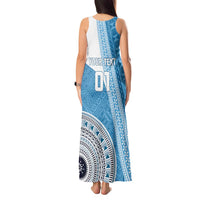 Custom Fiji Rugby Bati Tank Maxi Dress Tapa Pattern LT01 - Polynesian Pride