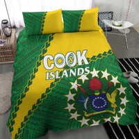 Cook Islands Rugby Kukis Bedding Set Circle Stars