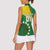 Custom Cook Islands Rugby Kukis Women Sleeveless Polo Shirt Circle Stars