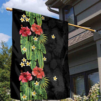 Hawaiian Hibiscus Plumeria Garden Flag Tropical Leaves LT01 - Polynesian Pride