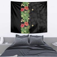 Hawaiian Hibiscus Plumeria Tapestry Tropical Leaves LT01 - Polynesian Pride