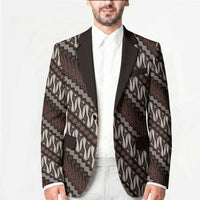 Yogyakarta Parang Batik Motifs Blazer Indonesian Traditional Pattern