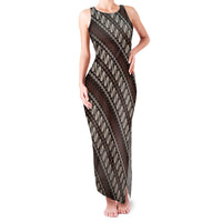 Yogyakarta Parang Batik Motifs Family Matching Tank Maxi Dress and Hawaiian Shirt Indonesian Traditional Pattern