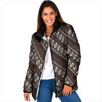 Yogyakarta Parang Batik Motifs Padded Jacket Indonesian Traditional Pattern