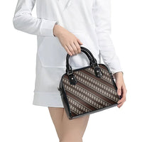 Yogyakarta Parang Batik Motifs Shoulder Handbag Indonesian Traditional Pattern