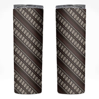 Yogyakarta Parang Batik Motifs Skinny Tumbler Indonesian Traditional Pattern