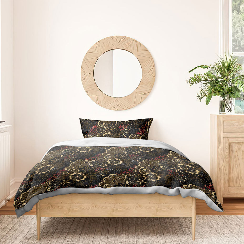 Batik Sekar Jagad Bedding Set Indonesian Traditional Pattern