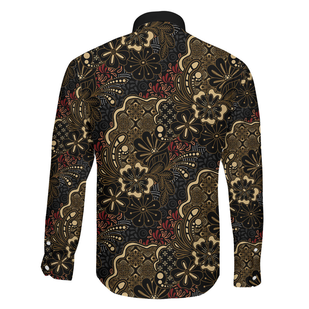 Batik Sekar Jagad Family Matching Short Sleeve Bodycon Dress and Hawaiian Shirt Indonesian Traditional Pattern