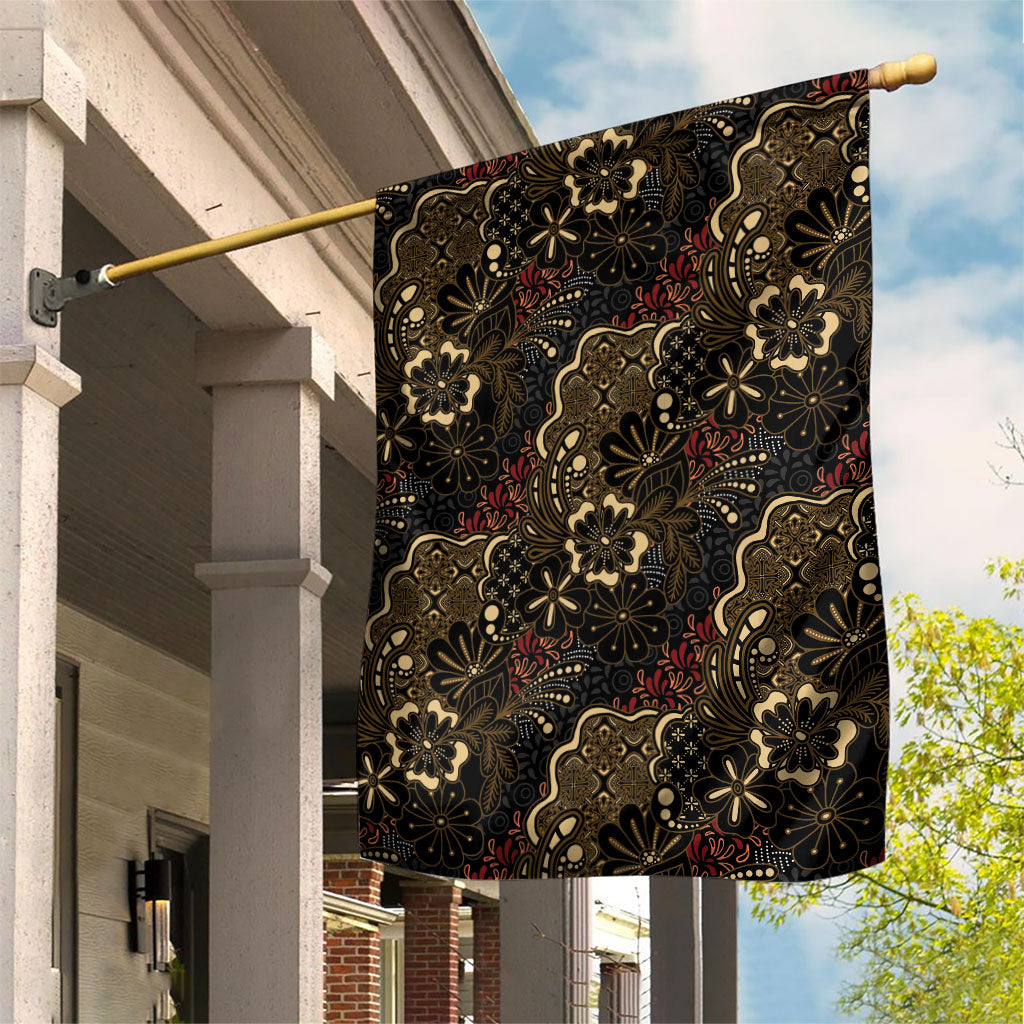 Batik Sekar Jagad Garden Flag Indonesian Traditional Pattern
