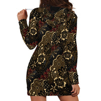 Batik Sekar Jagad Hoodie Dress Indonesian Traditional Pattern