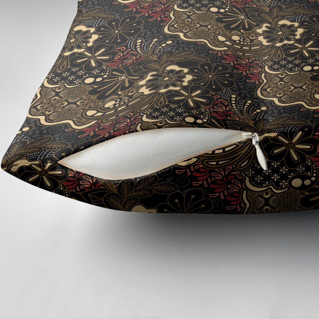Batik Sekar Jagad Pillow Cover Indonesian Traditional Pattern