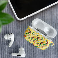 Hawaii Hula Girl Tropical AirPods Case Yellow Palaka
