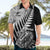New Zealand Silver Fern Rugby Hawaiian Shirt Aotearoa Maori Black Version LT01 - Polynesian Pride