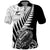 Custom New Zealand Silver Fern Rugby Polo Shirt Aotearoa Maori Black Version LT01 Black - Polynesian Pride