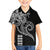 Hawaii Valentine Family Matching Summer Maxi Dress and Hawaiian Shirt Kakau Polynesian Heart LT01 Son's Shirt Black - Polynesian Pride