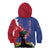 Personalised Haiti Le Marron Inconnu Kid Hoodie Dashiki Mix Polynesian Pattern