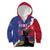 Personalised Haiti Le Marron Inconnu Kid Hoodie Dashiki Mix Polynesian Pattern