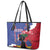 Haiti Le Marron Inconnu Leather Tote Bag Dashiki Mix Polynesian Pattern