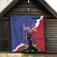 Haiti Le Marron Inconnu Quilt Dashiki Mix Polynesian Pattern