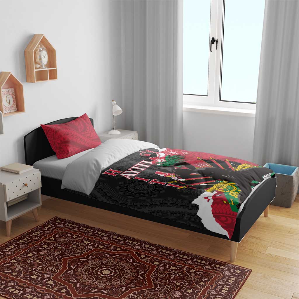 Ayiti Neg Marron Bedding Set Dashiki Mix Polynesian Pattern